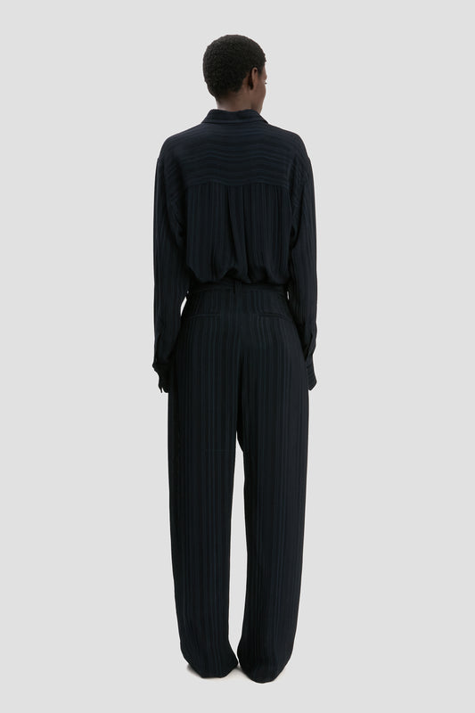 Long Sleeve Shirt In Mauve – Victoria Beckham Inc