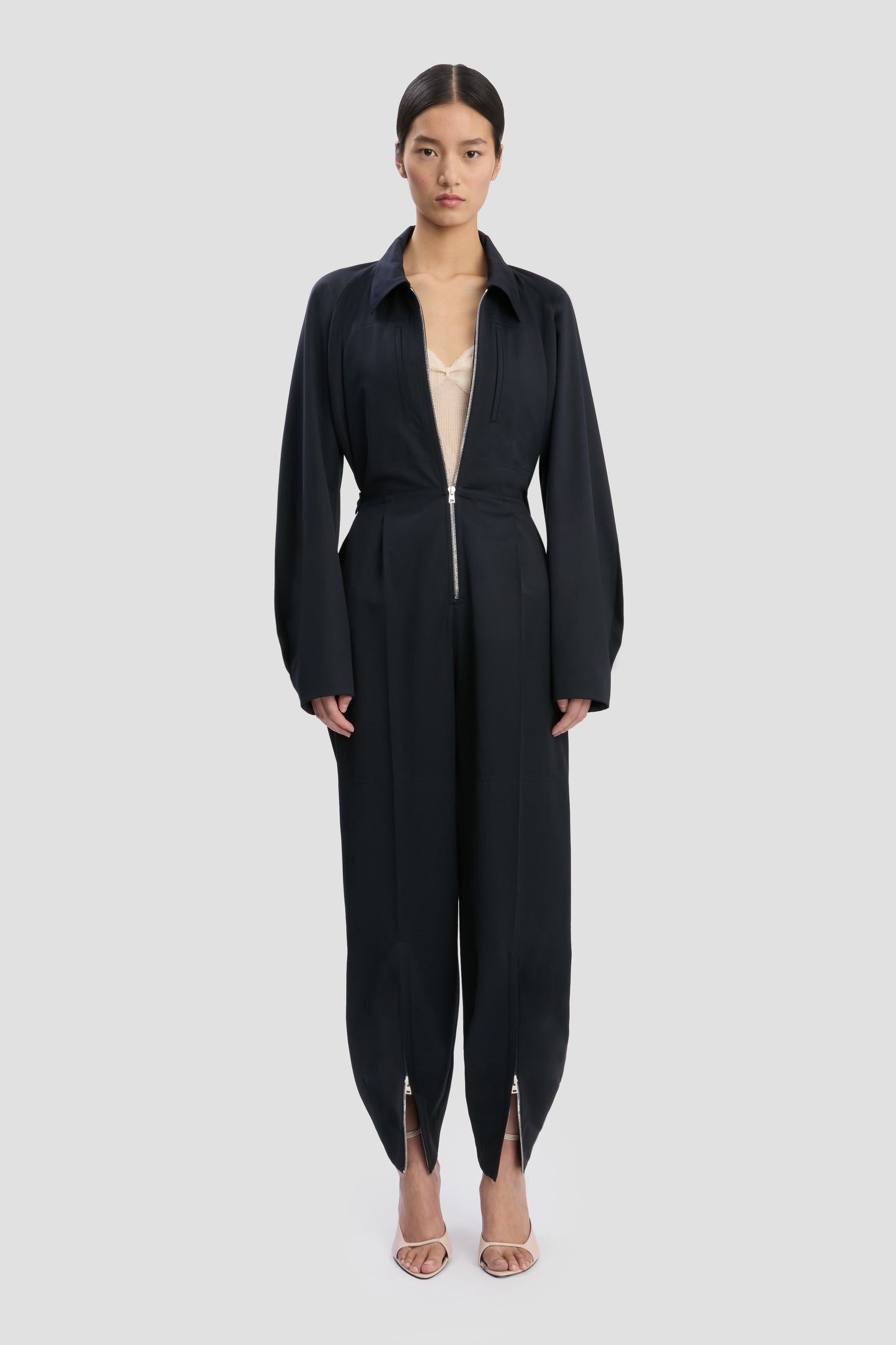 Cargo Jumpsuit In Navy