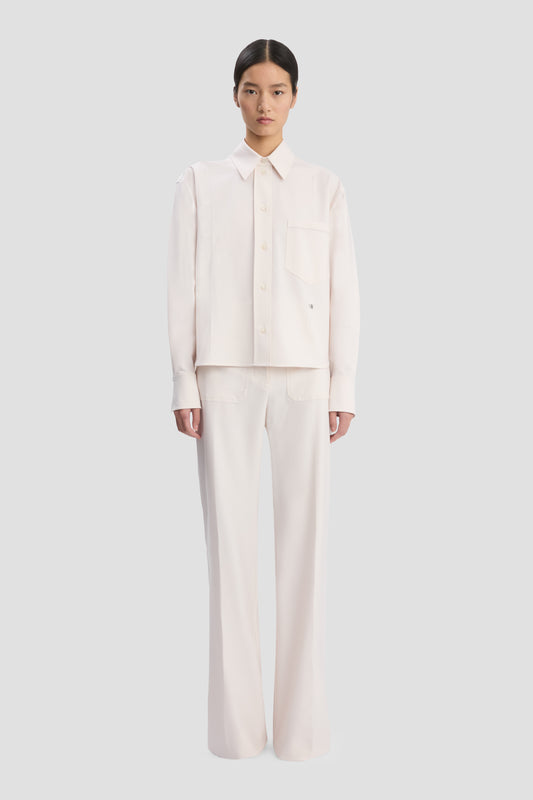 Long Sleeve Shirt In Bone