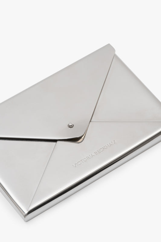 Envelope Card Holder In Silver