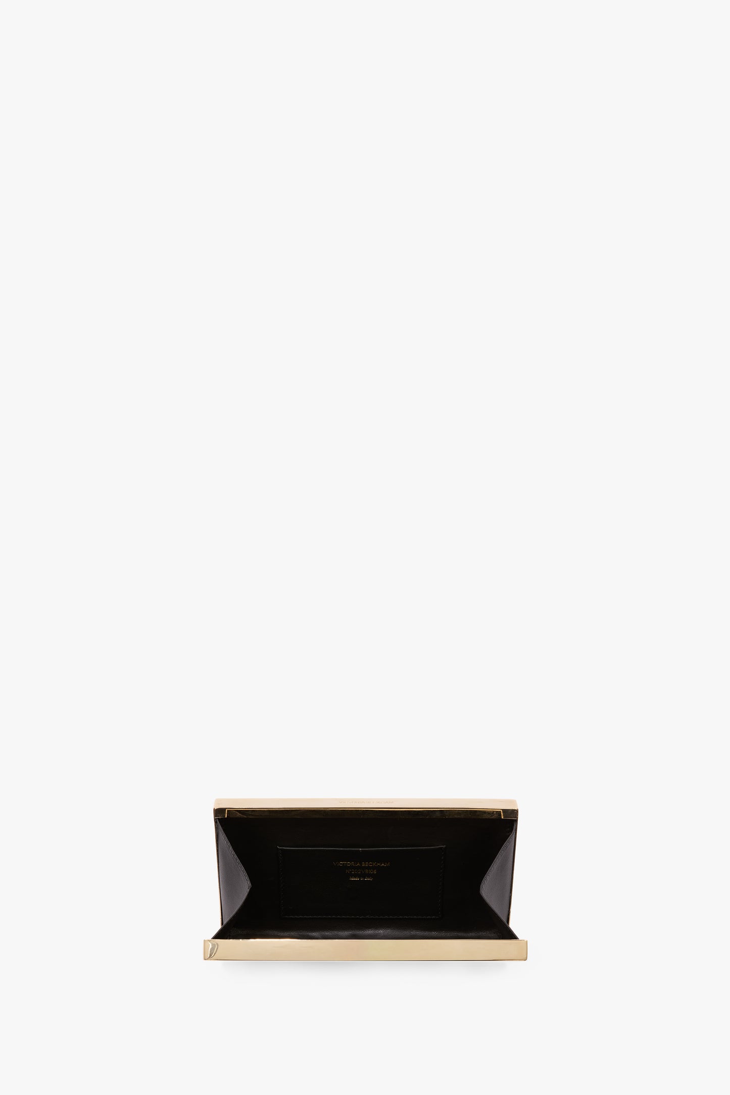 Enamel Minaudière In Black