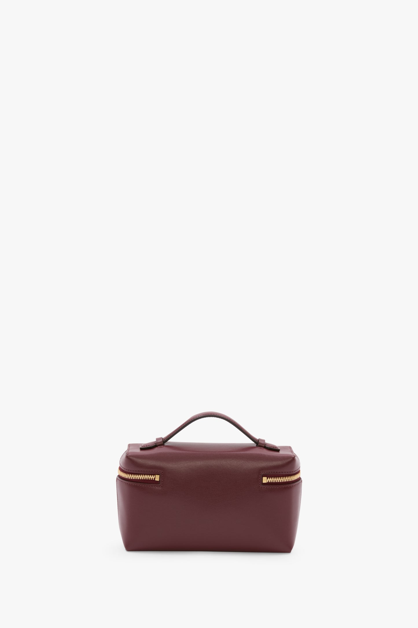Vanity Crossbody In Burgundy Leather