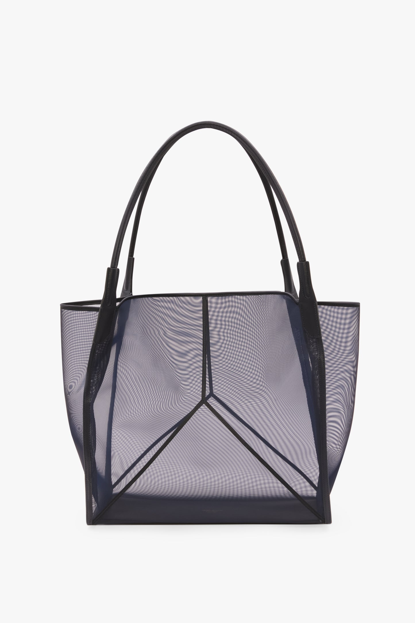 Victoria Tote Bag Large In Navy Mesh