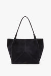 Victoria Tote Large In Navy Suede