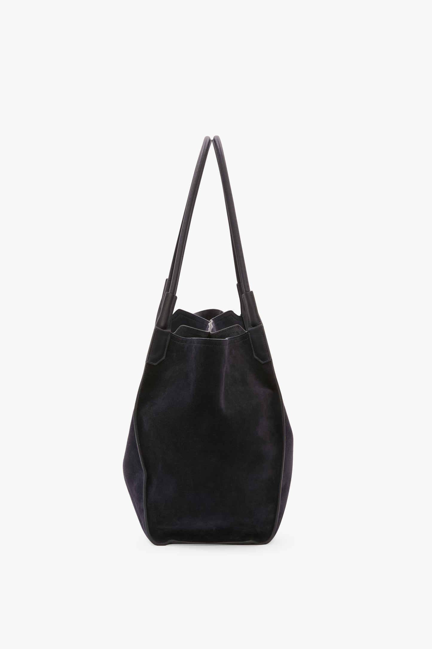 Victoria Tote Large In Navy Suede