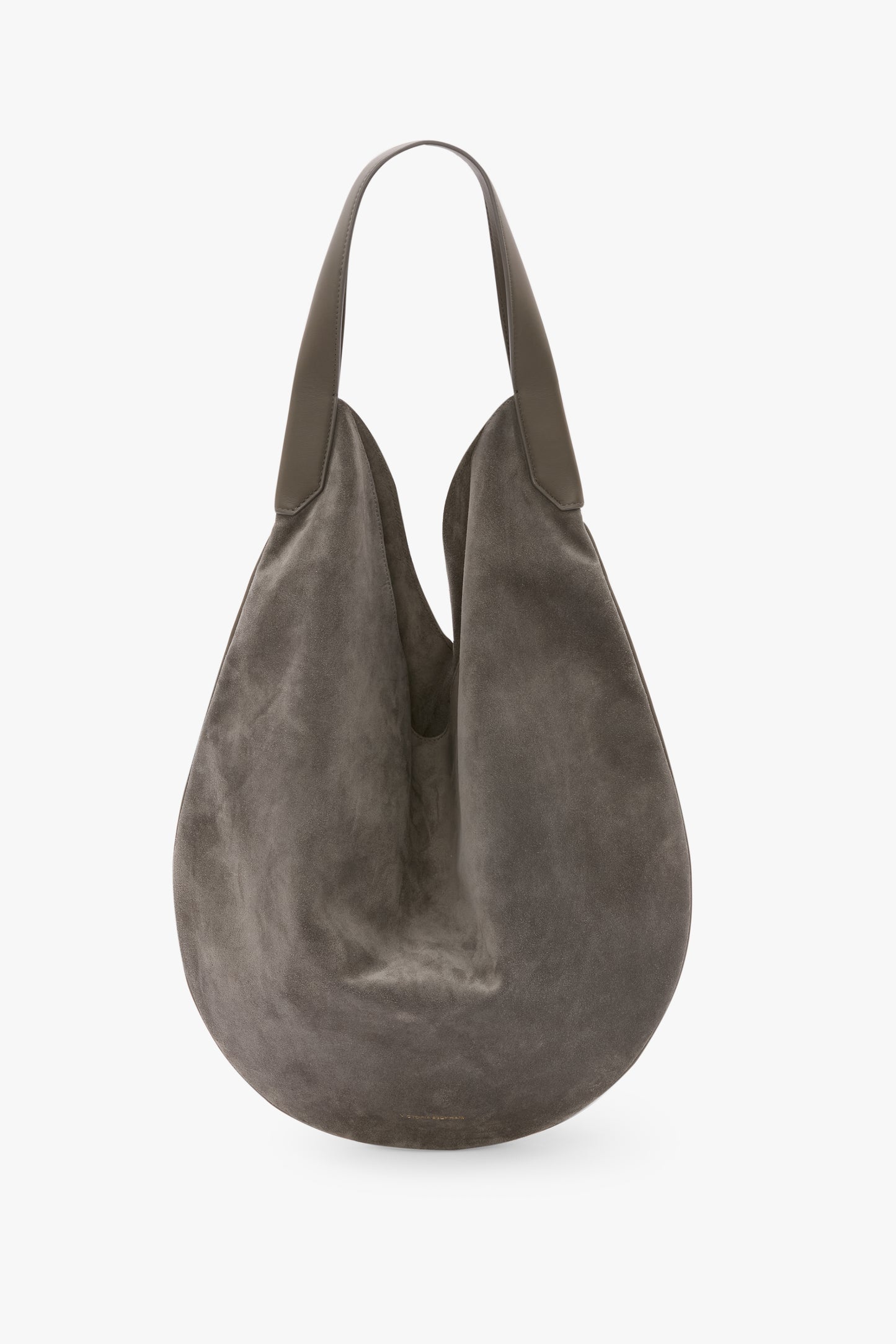 Soft Plié Hobo Bag In Pebble Grey Suede