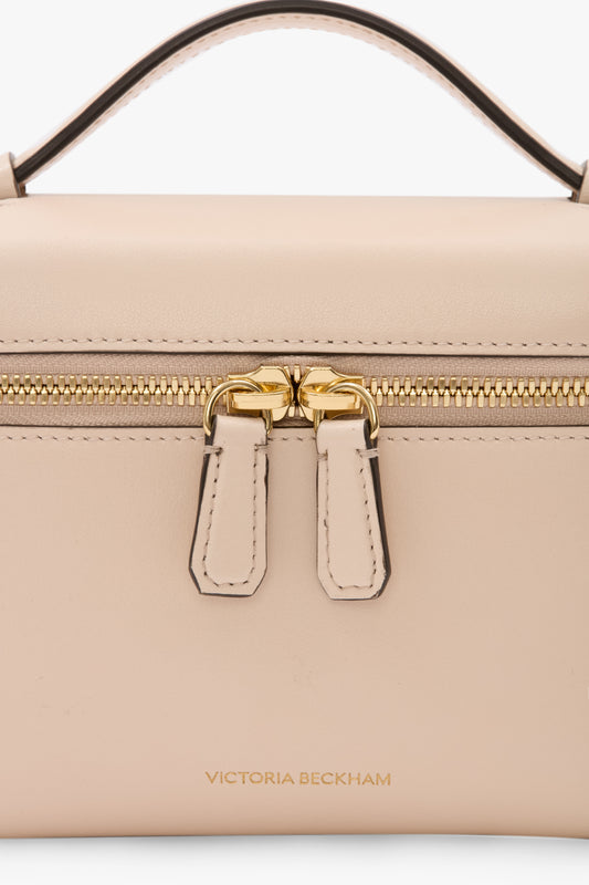 Vanity Crossbody In Pale Rose Leather