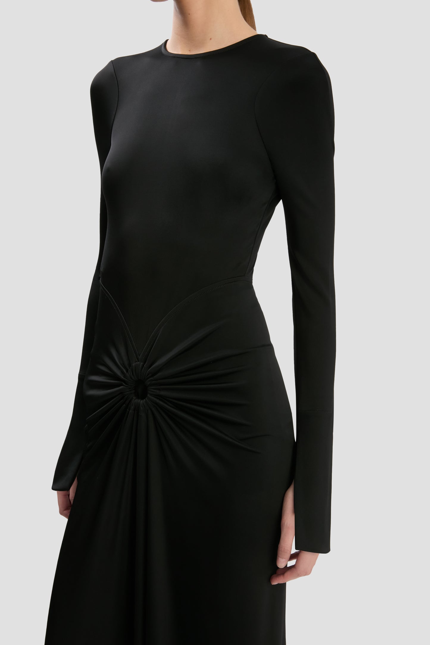 Frances Midi Dress In Black