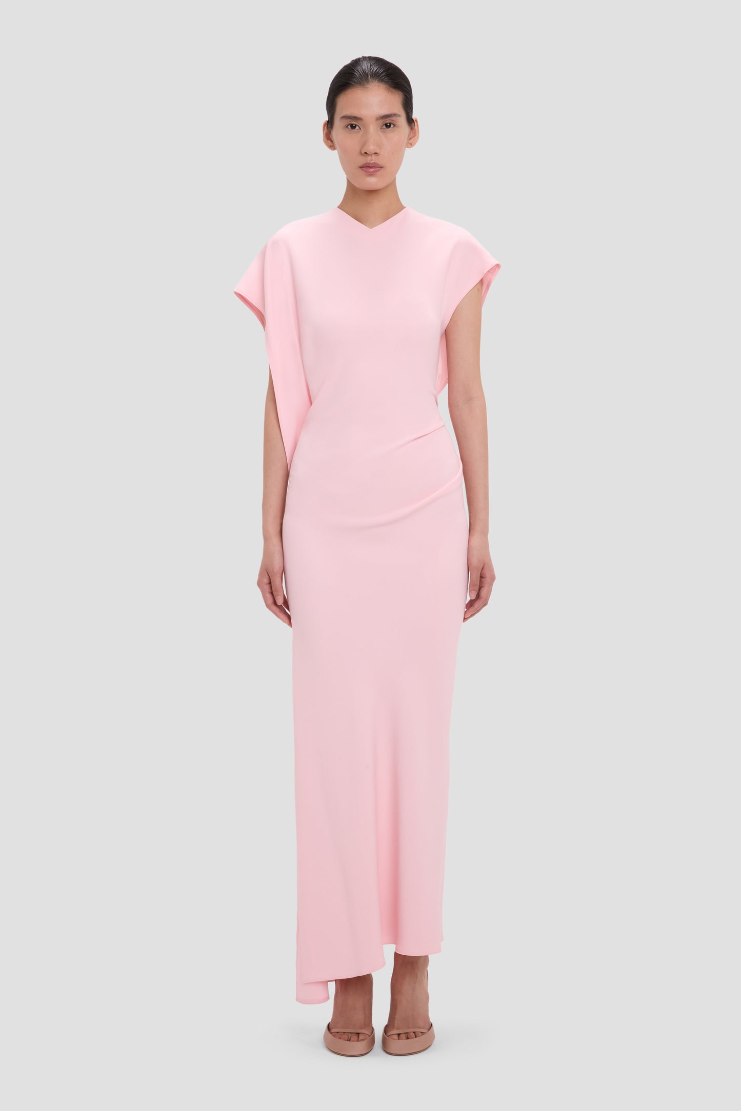 Victoria Midi Dress In Candy Floss