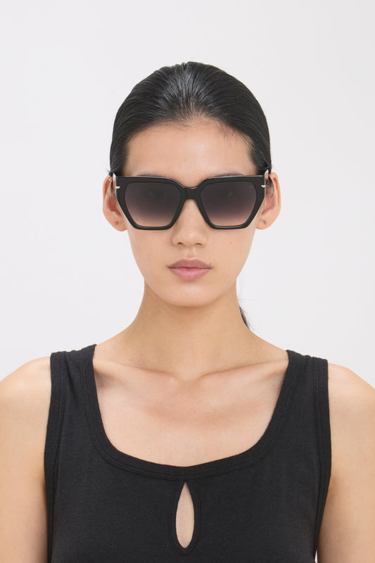 Acetate Sunglasses In Black