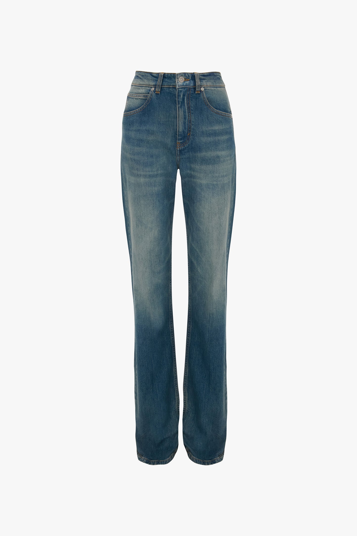 Julia High Waisted Jean In Washed Blue