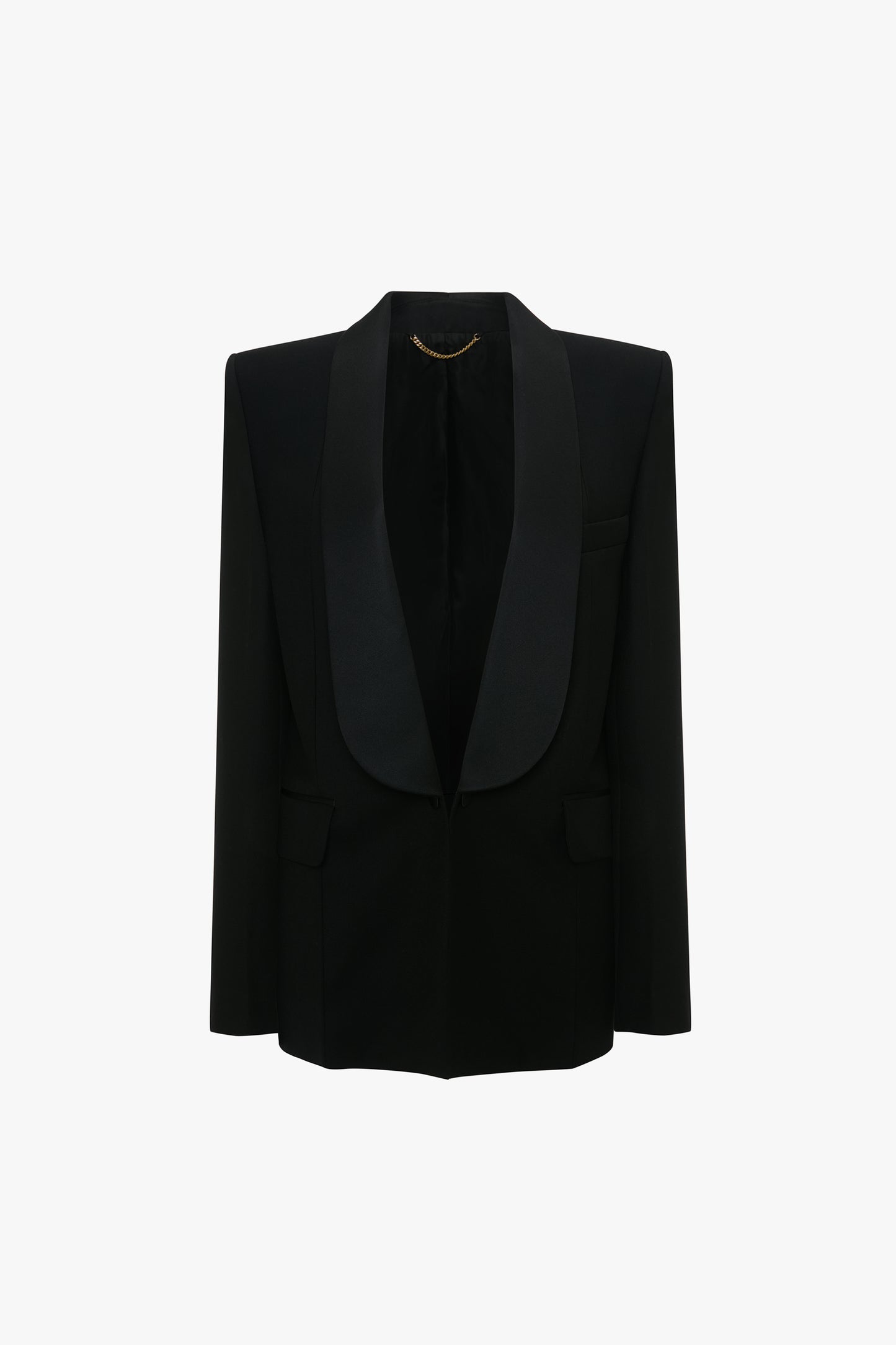Shawl Collar Tuxedo Jacket In Black