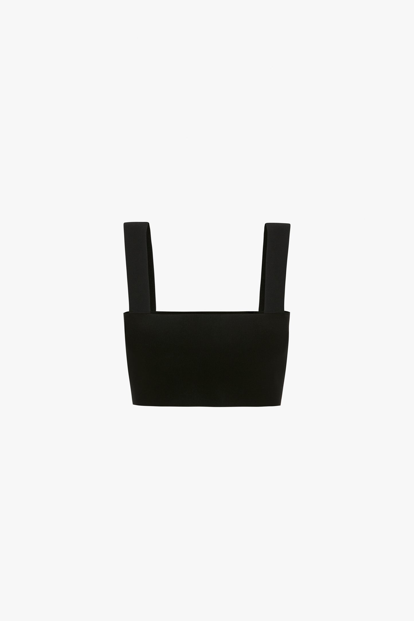 Strap Bandeau Top In Black