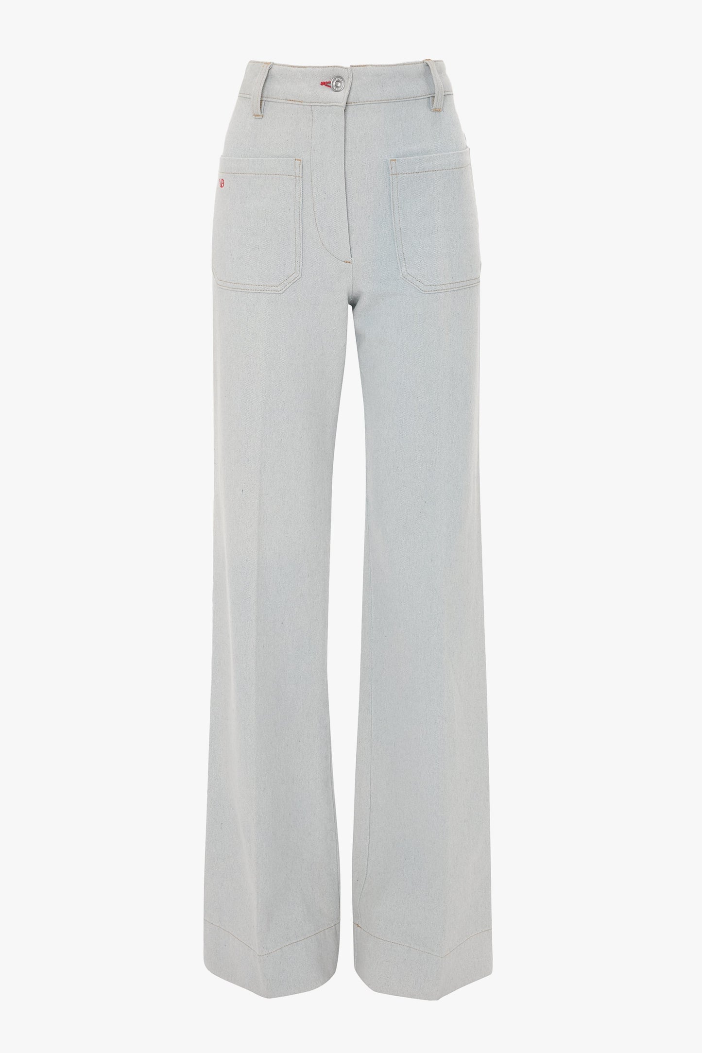 Alina High Waisted Jean In Light Azul