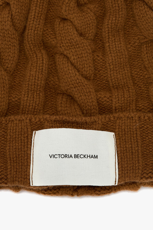 Beanie Hat In Camel