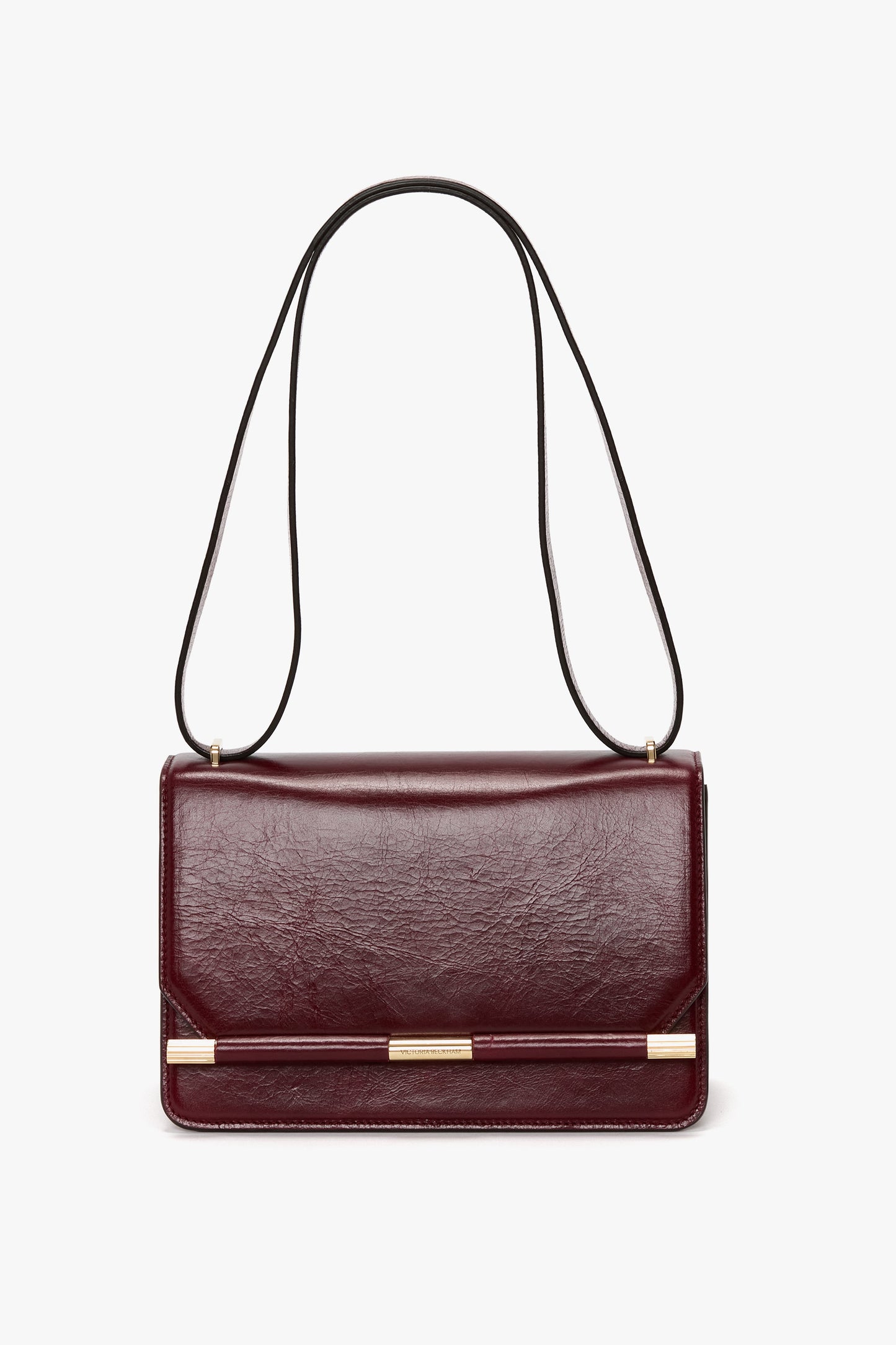 202 Crossbody Bag In Burgundy Distressed Leather