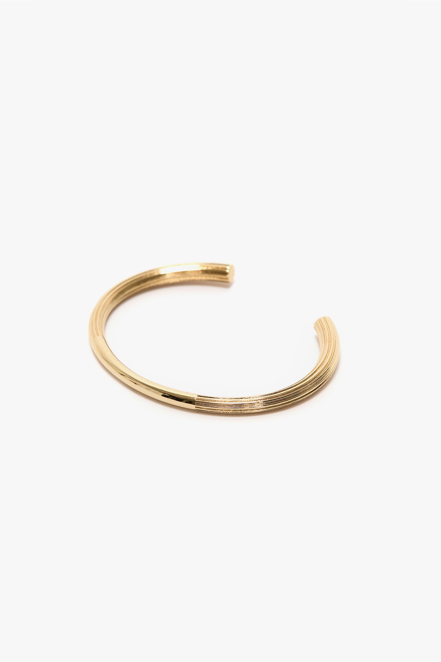 Cufflink Bracelet In Light Gold