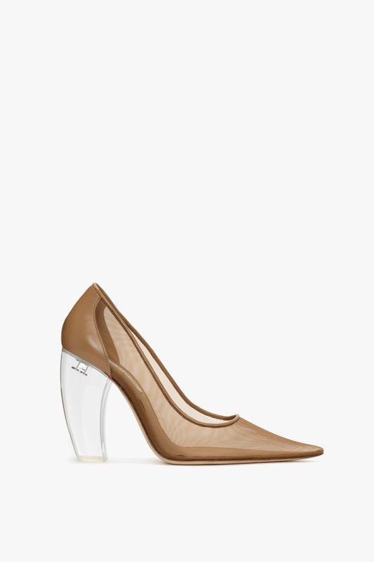 【VICTORIA BECKHAM】レザー ミュール ヌード Amelia Leather Mule in White – Victoria Beckham Inc
