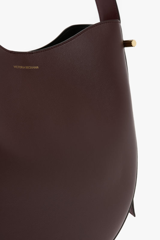 Dia Hobo Bag In Burgundy Smooth Leather – Victoria Beckham Inc