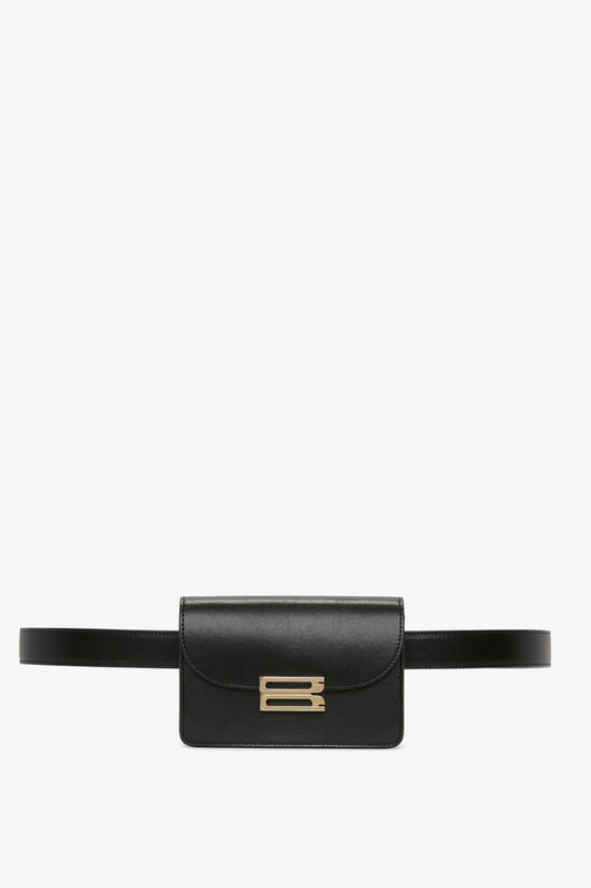 Nano Dorian Belt Bag In Black Smooth Leather