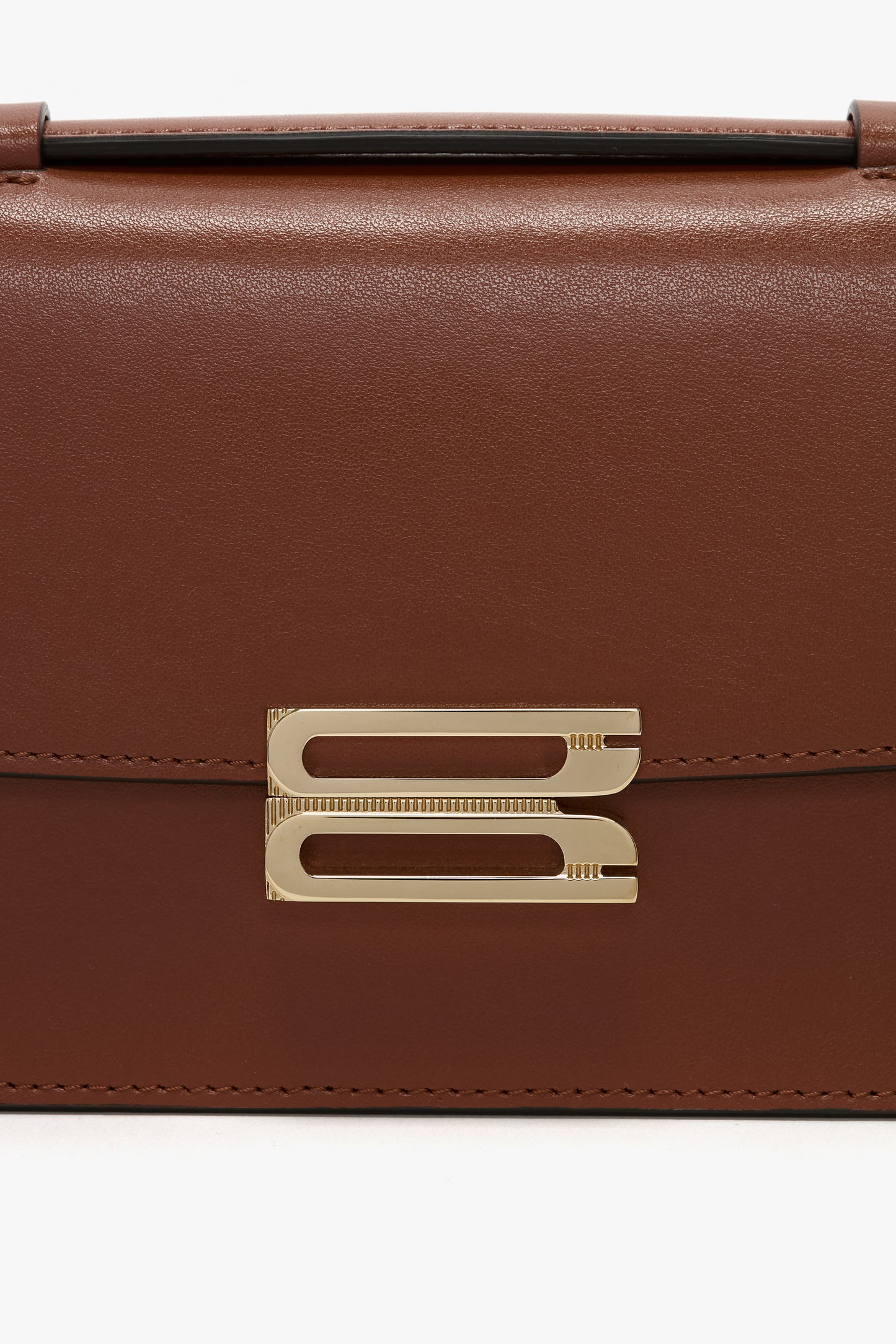 Mini Dorian Bag In Tan Smooth Leather