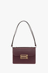 Dorian Bag In Burgundy Grained Leather