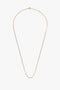 An Exclusive Long Fine Chain In Gold by Victoria Beckham, showcased delicately on a white background.