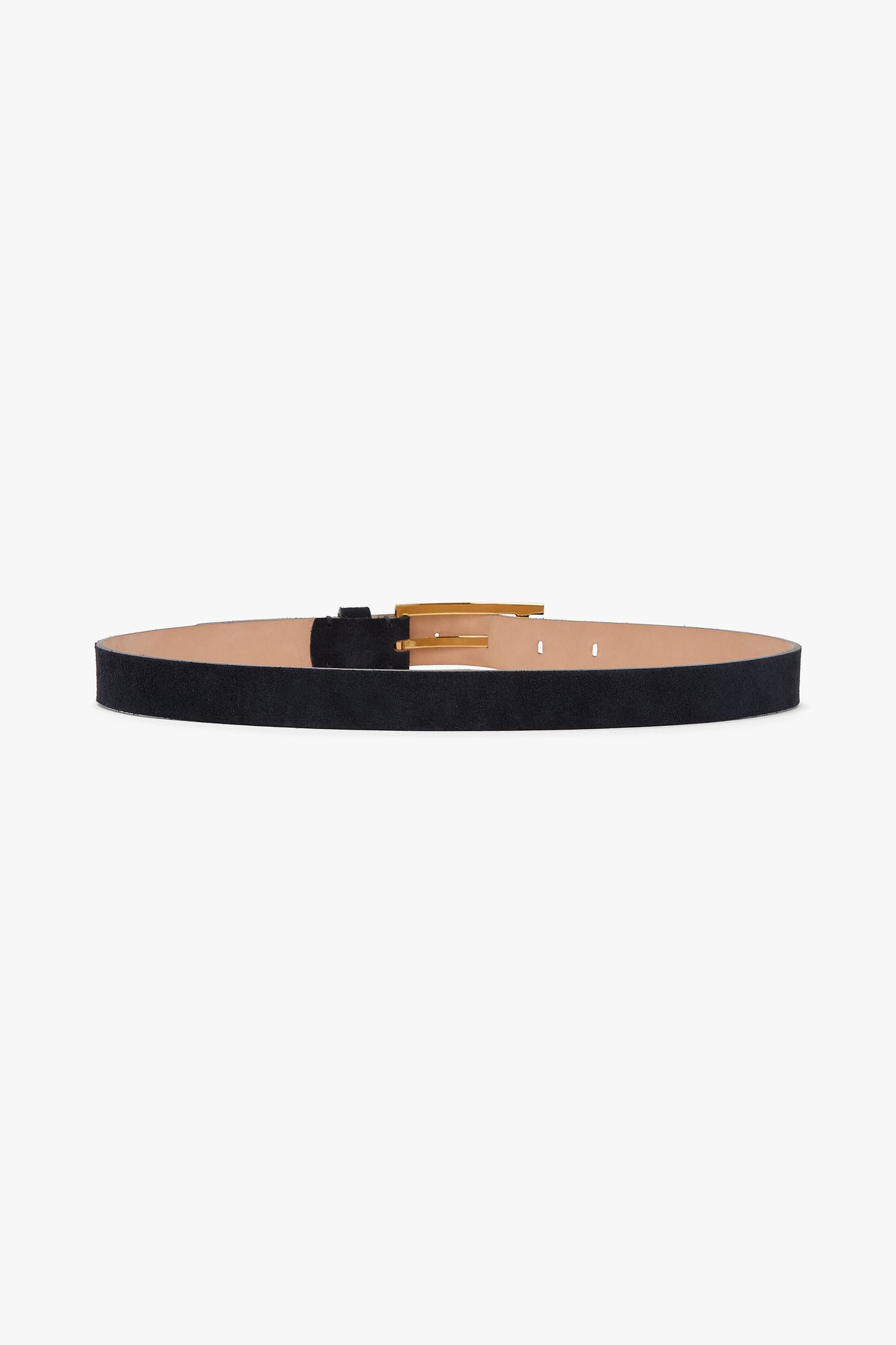 Dorian Pin-Buckle Belt In Navy Suede