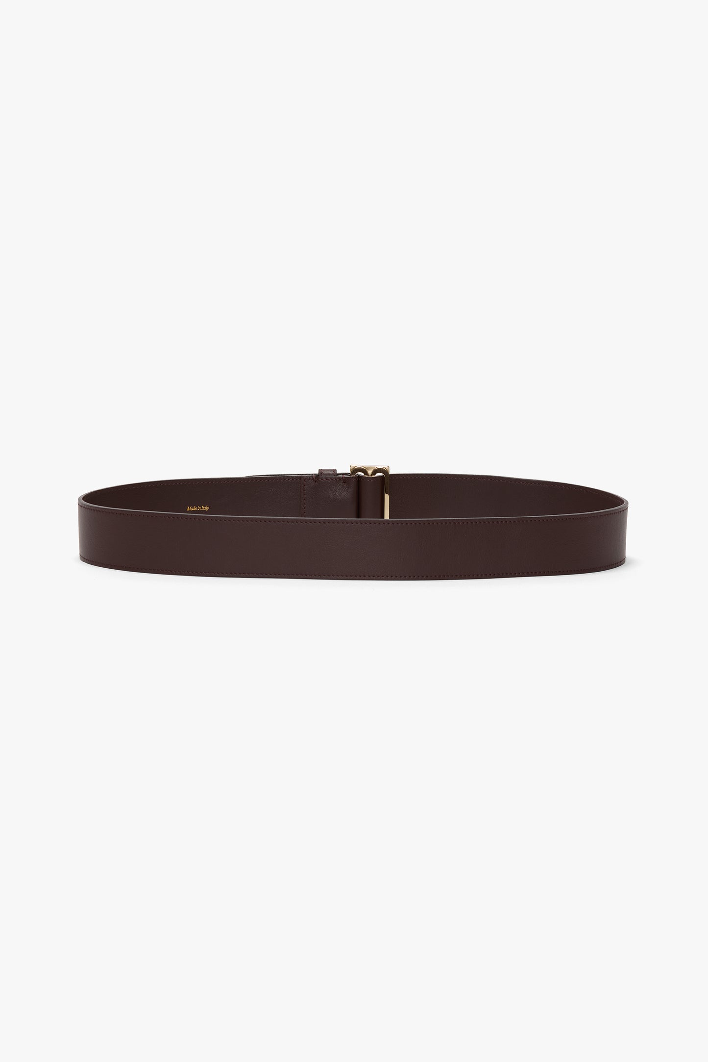 Dorian Tuxedo Belt In Burgundy Soft Leather
