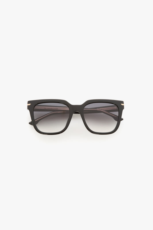 Oversized Acetate Sunglasses In Black