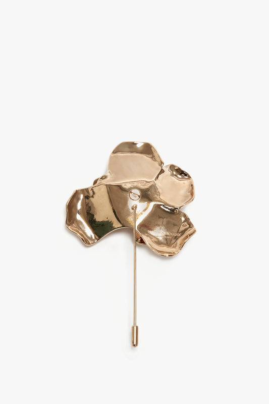 Exclusive Flower Brooch In Gold