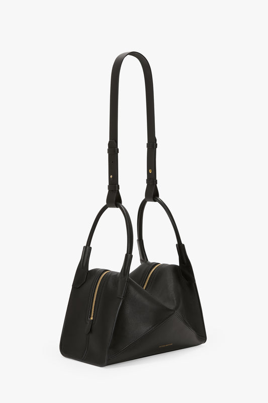 Victoria Plié Bag In Black Leather