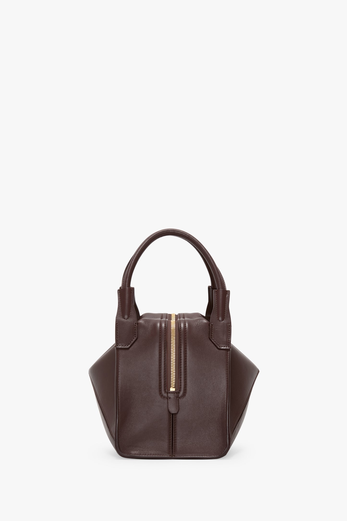 Victoria Plié Bag In Burgundy Leather
