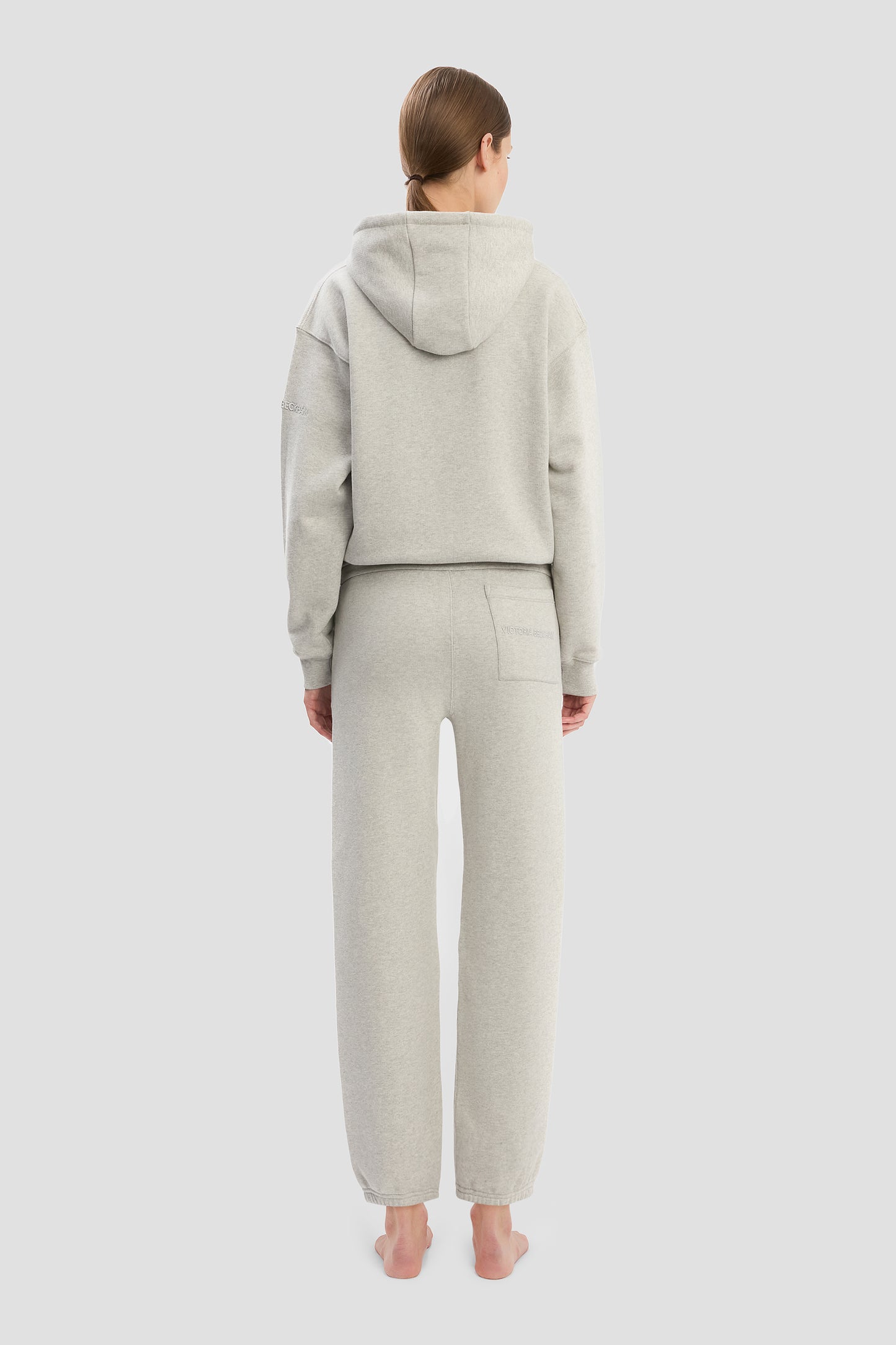 Logo Embroidered Jogger In Grey Marl