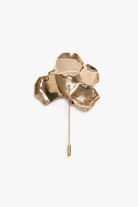 Exclusive Flower Brooch In Gold