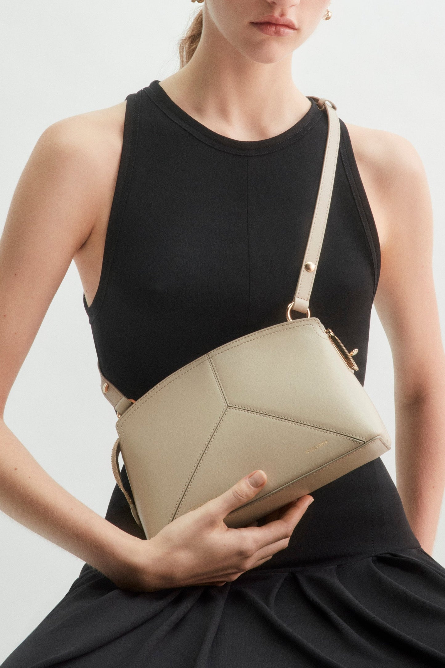 Taupe shoulder bag online