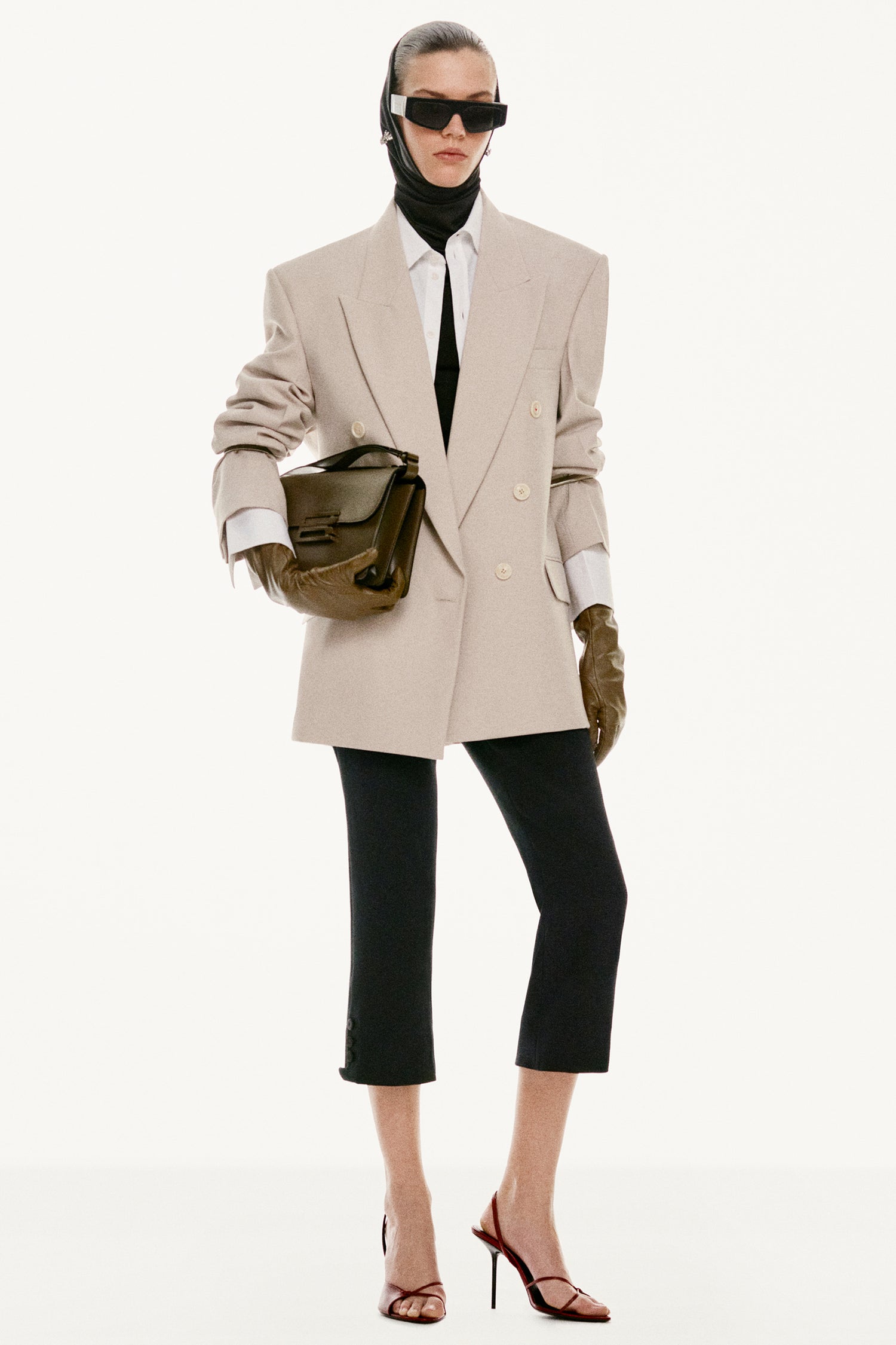 ジャケット Victoria Beckham DOUBLE-BREASTED JACKET Victoria Beckham Pointed Shoulder Double-Breasted Jacket