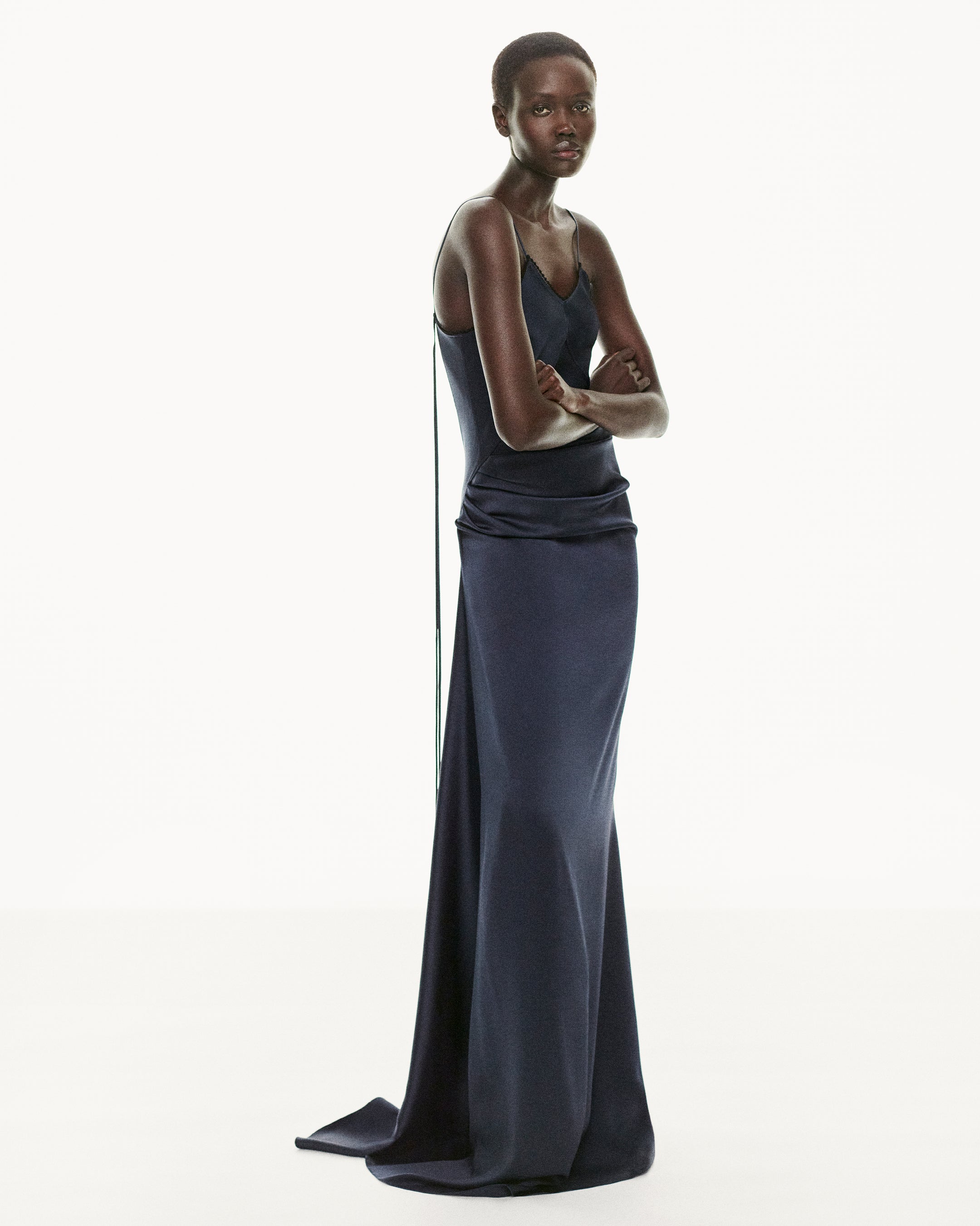 VVB(Victoria Victoria Beckham) スカート Victoria Beckham VB Body scallop-trim Flared Skirt | Black