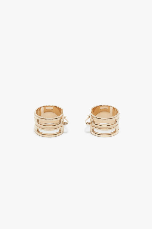 Exclusive Frame Hoop Earrings In Gold