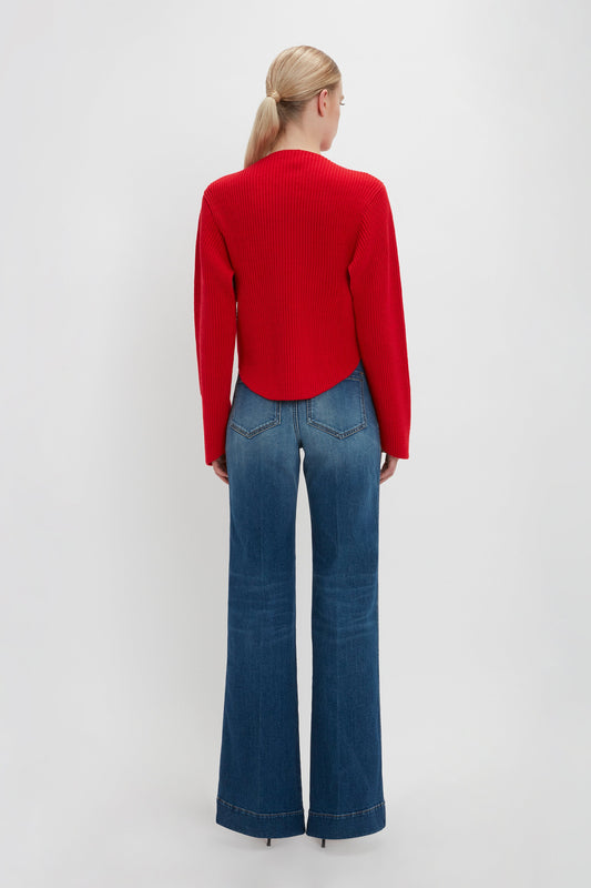 Circle Jumper In Red