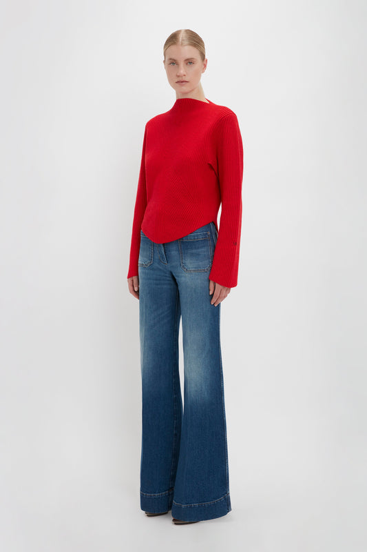 Circle Jumper In Red