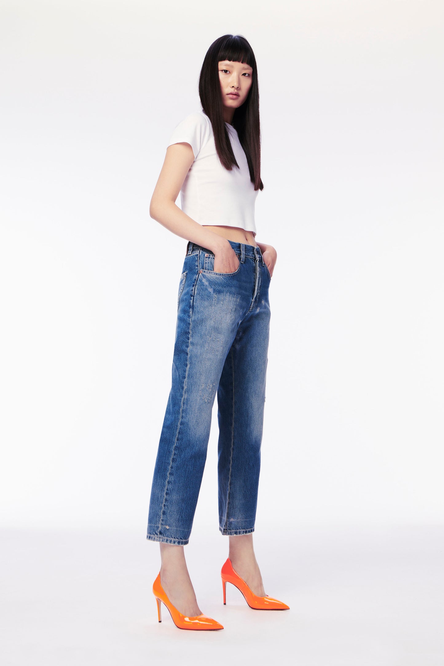 Harper & Victoria T-shirt Duo in White