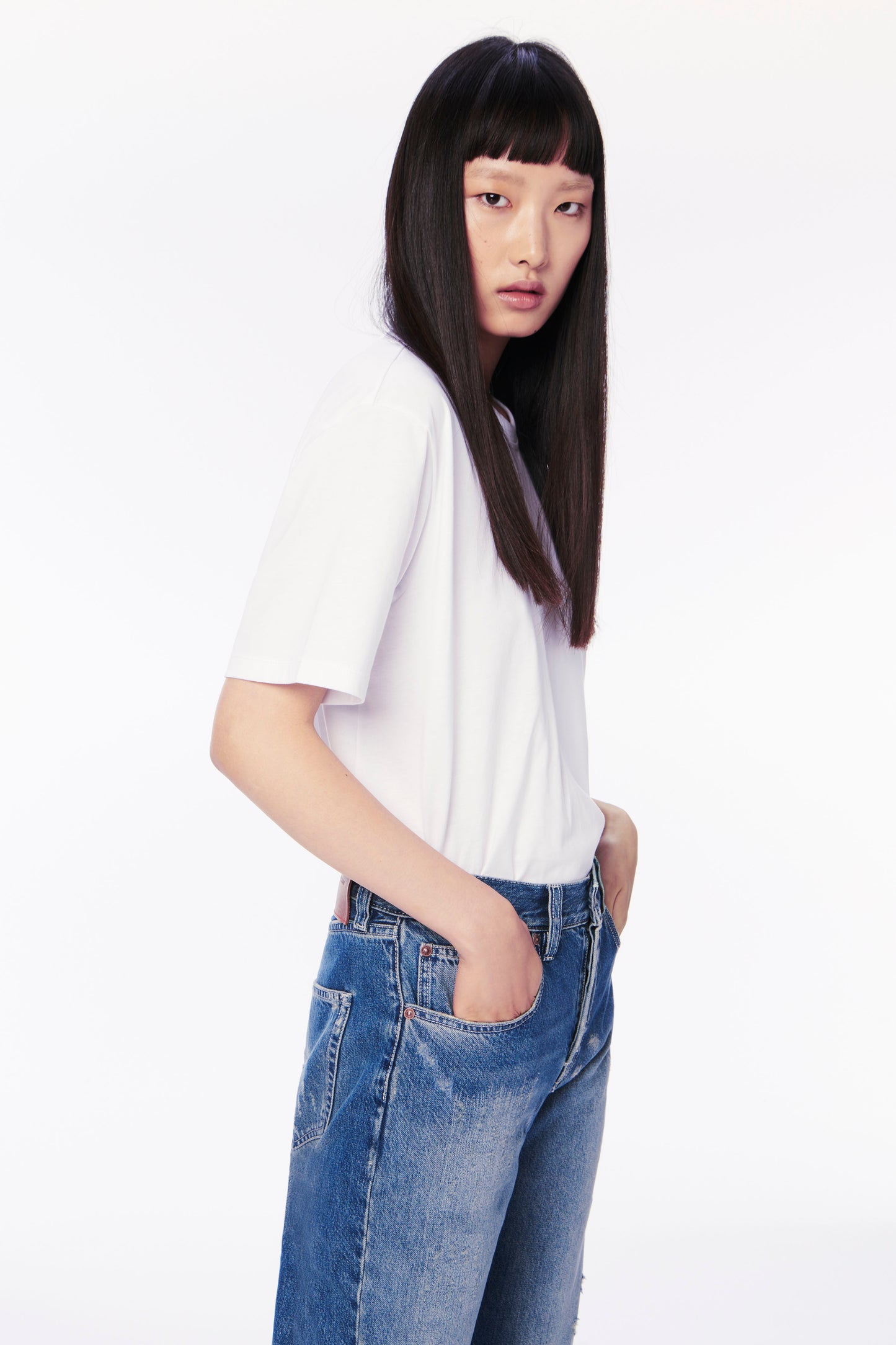 Harper & Victoria T-shirt Duo in White