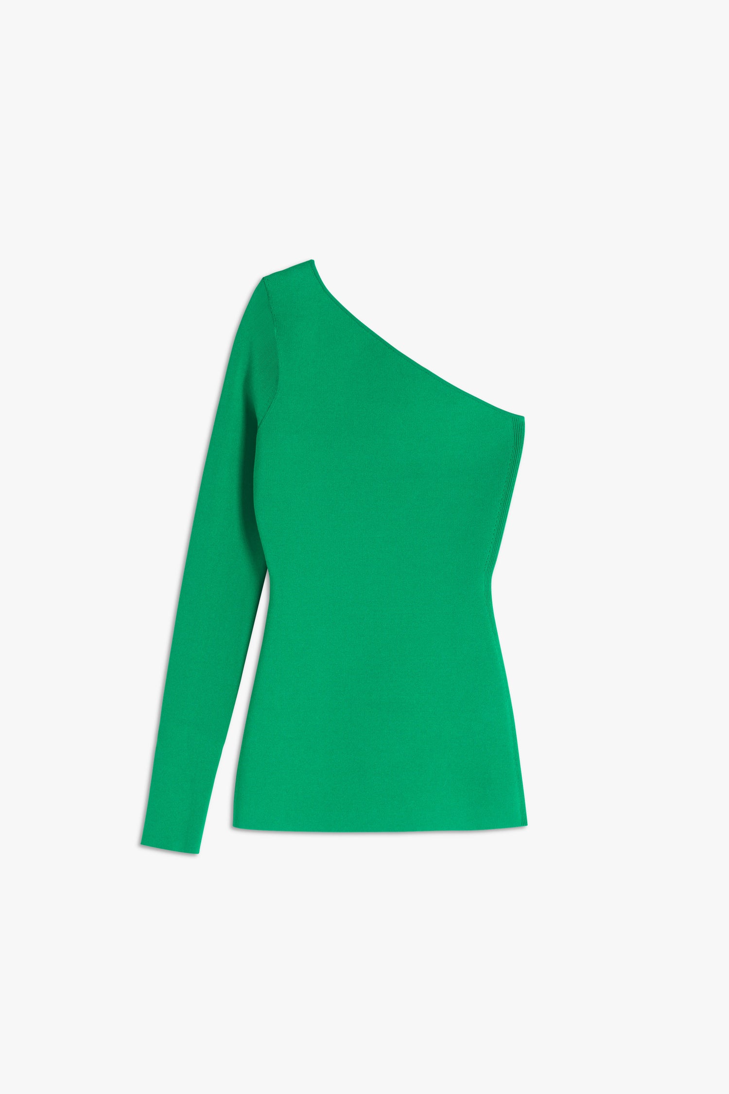 Green one shoulder top best sale