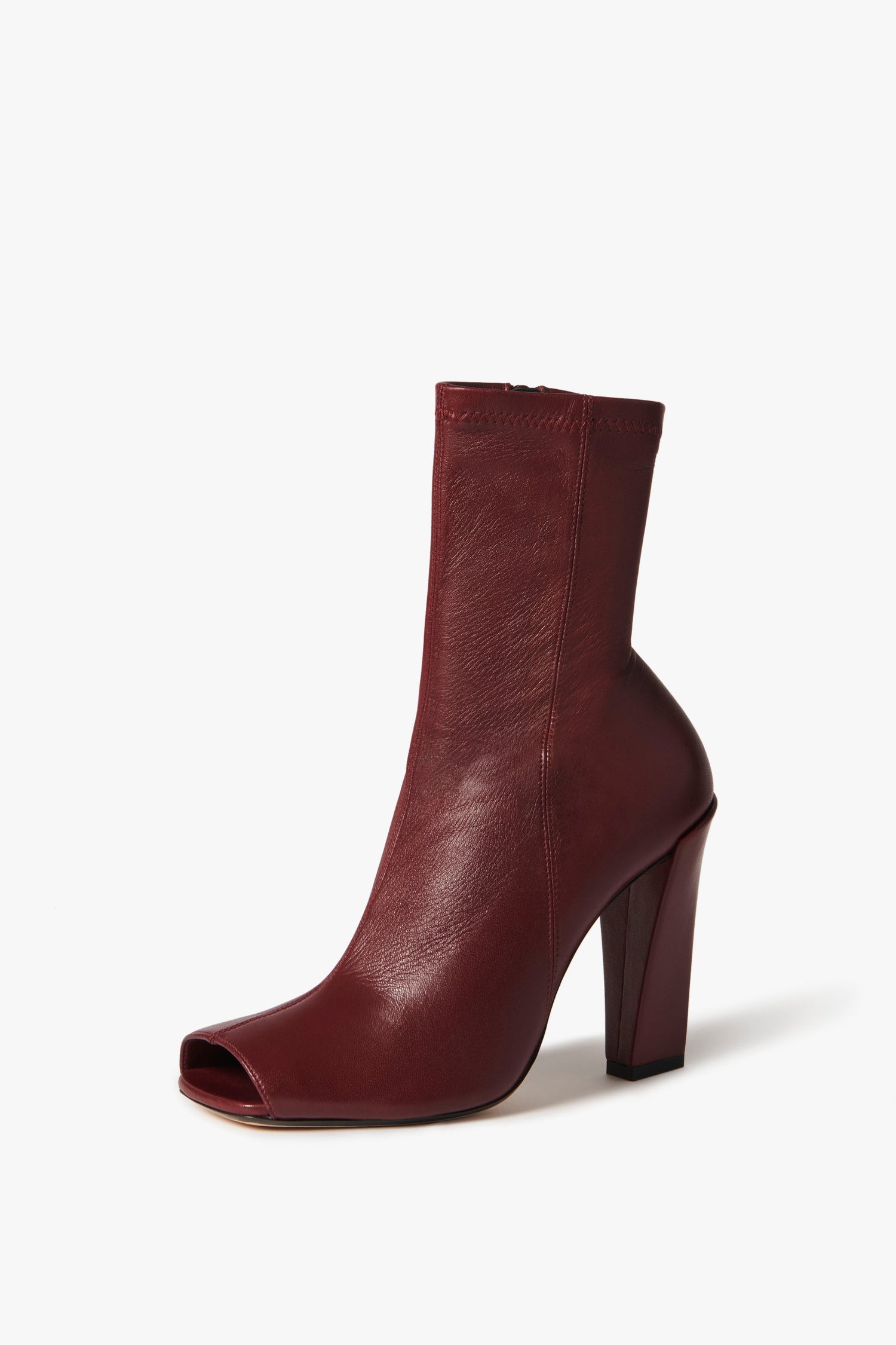 Iona Boots In Dark Red Victoria Beckham US