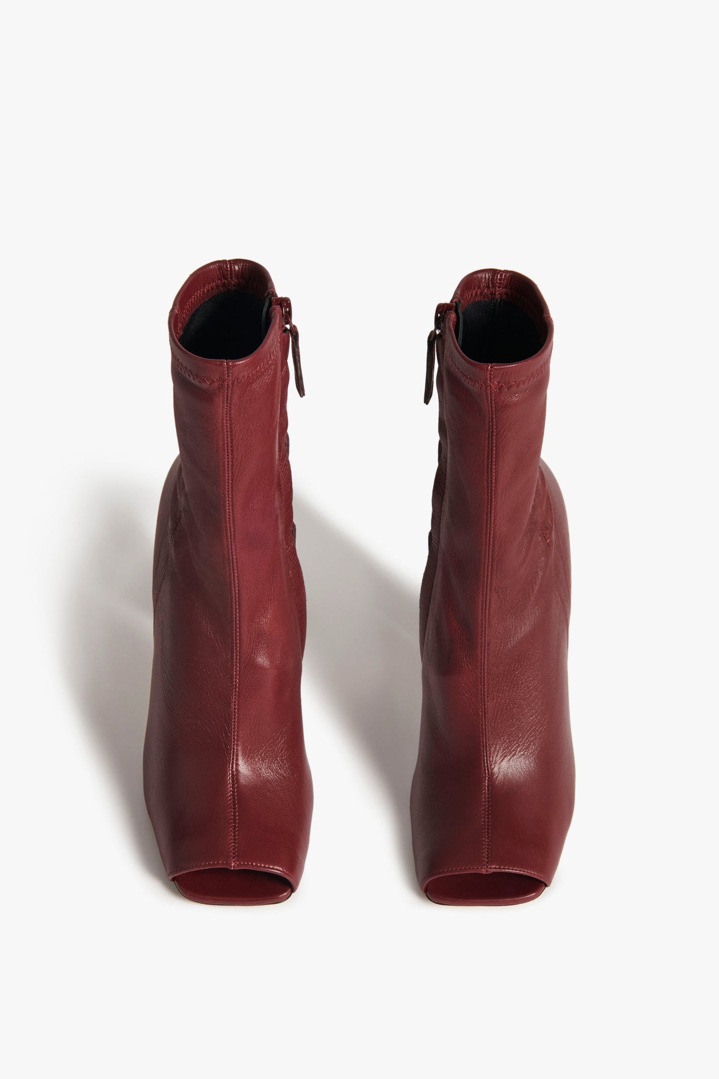 Iona Boots In Dark Red