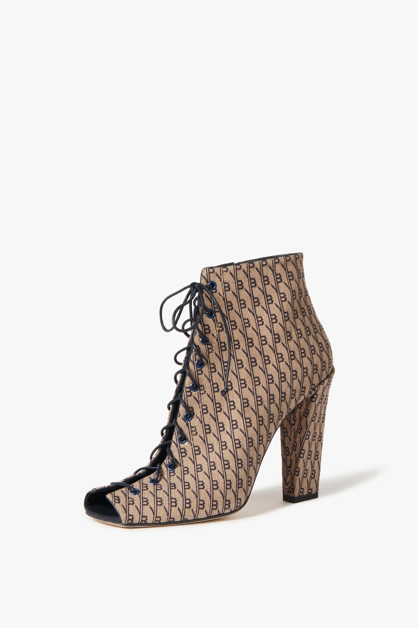Victoria Beckham Reese Boots in House Monogram Jacquard 39