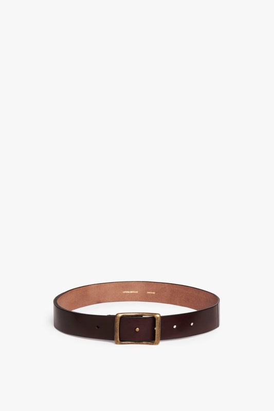 Utility Belt In Chocolate Brown