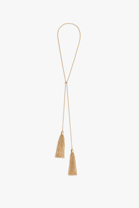 Tassel Necklace In Gold