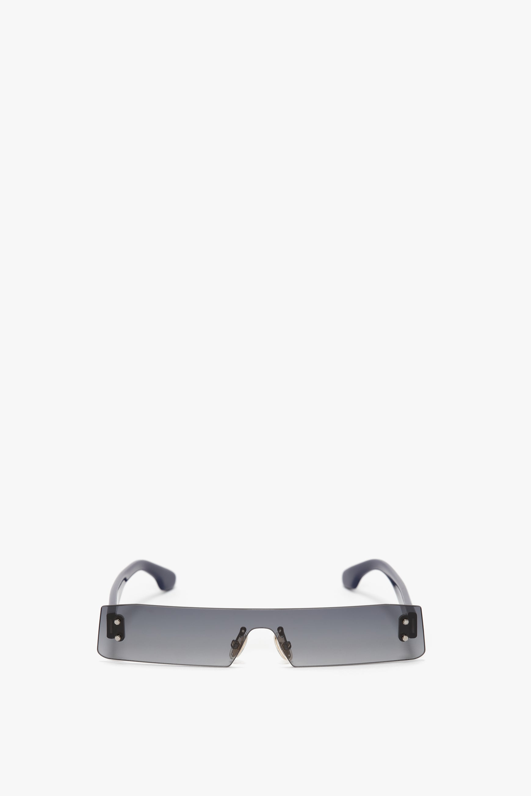 Mini Visor Sunglasses In Black-Green